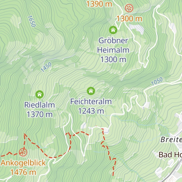 Map of Feichteralm