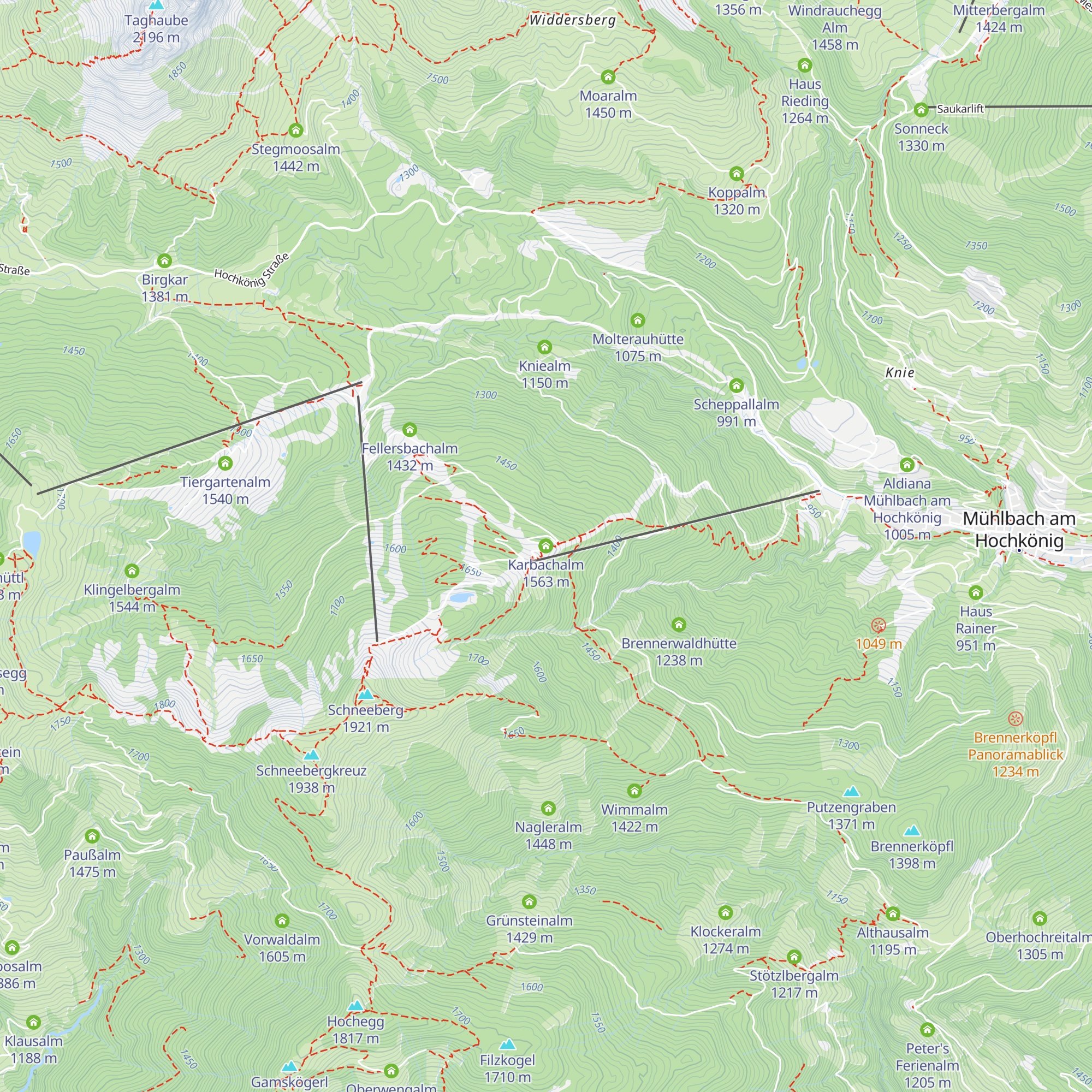 Karbachalm map