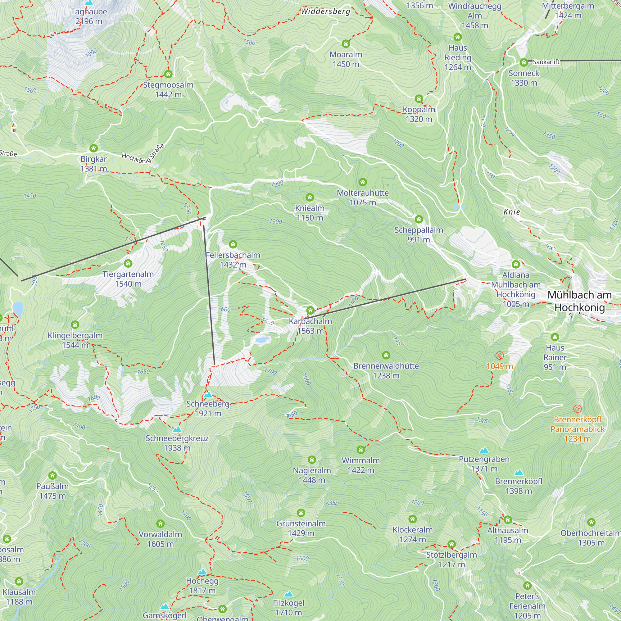 Karbachalm map