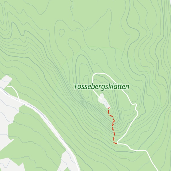 Map of Tossebergsklätten