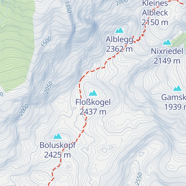 Map of Floßkogel