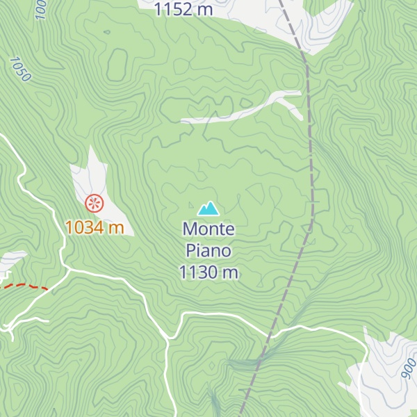 Map of Monte Piano