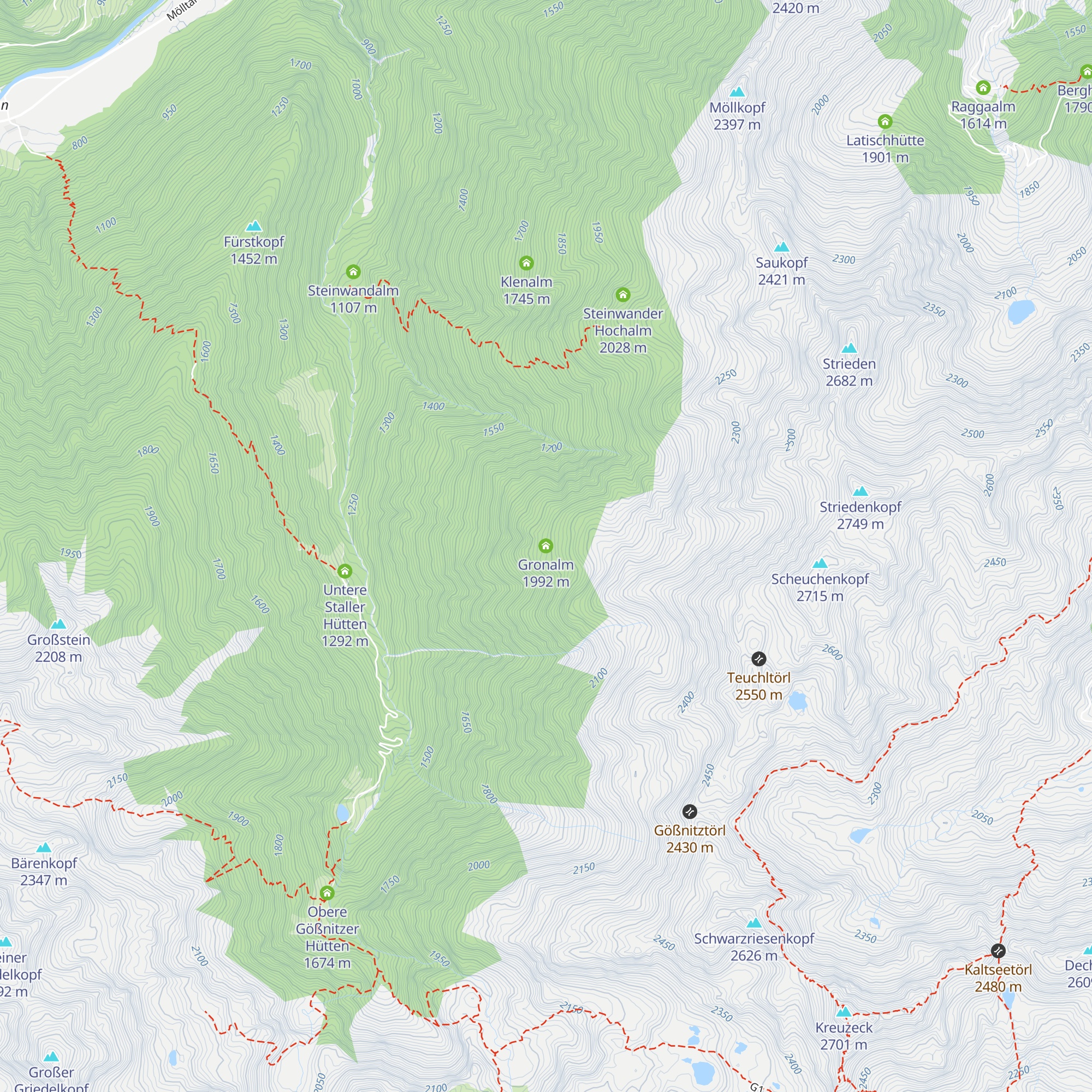 Gronalm map
