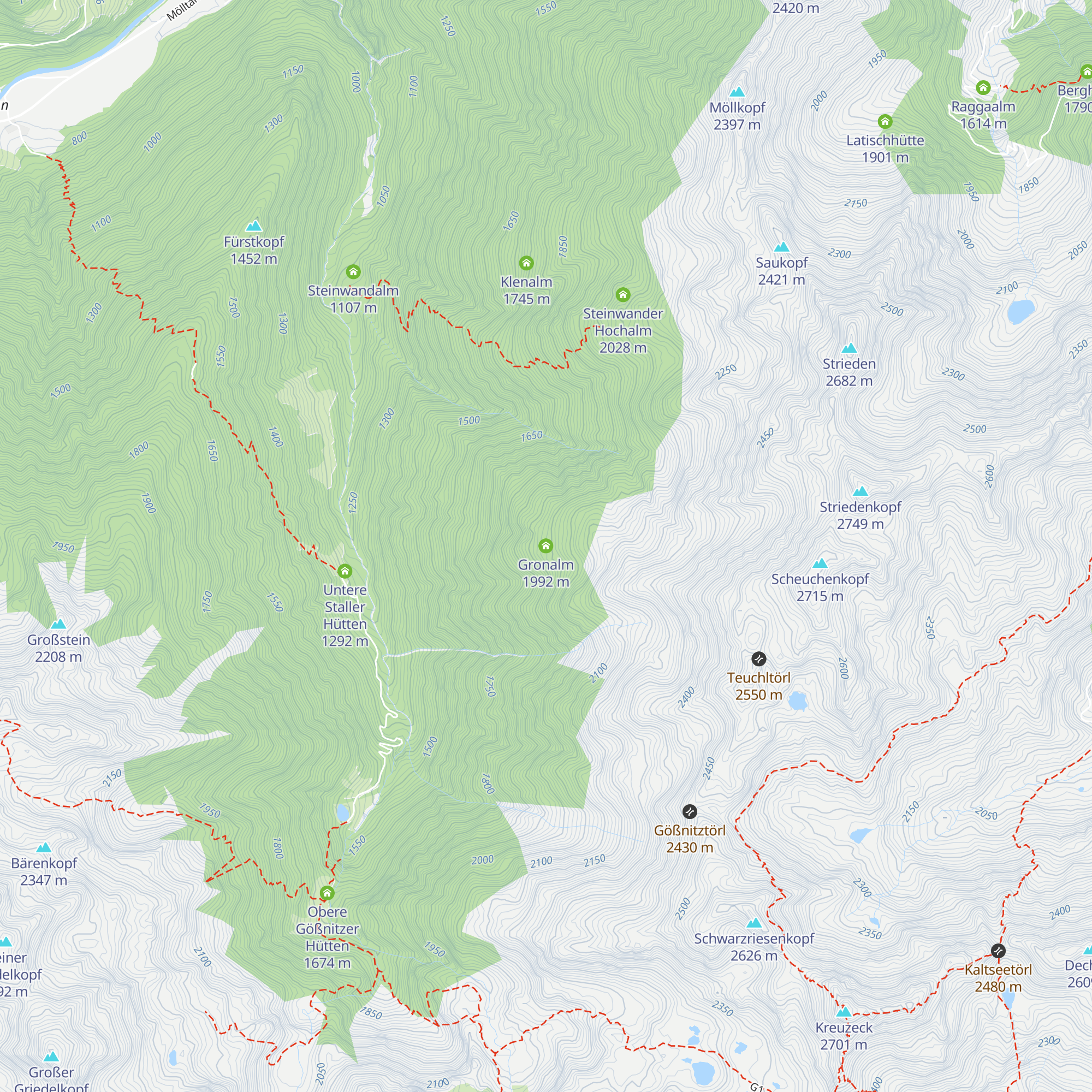 Gronalm map