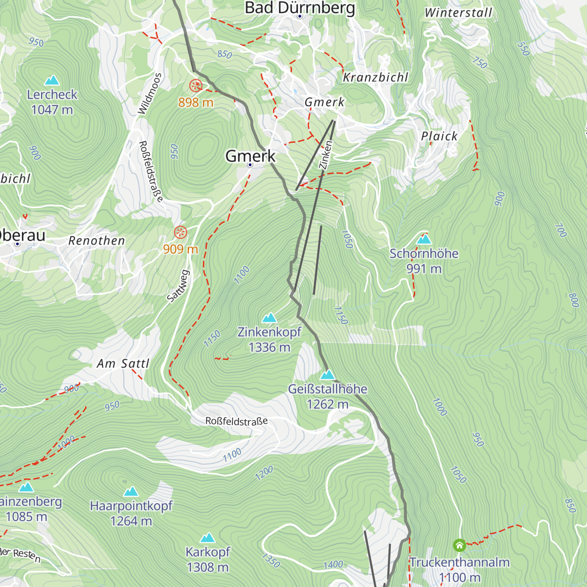 Zinkenstüberl map