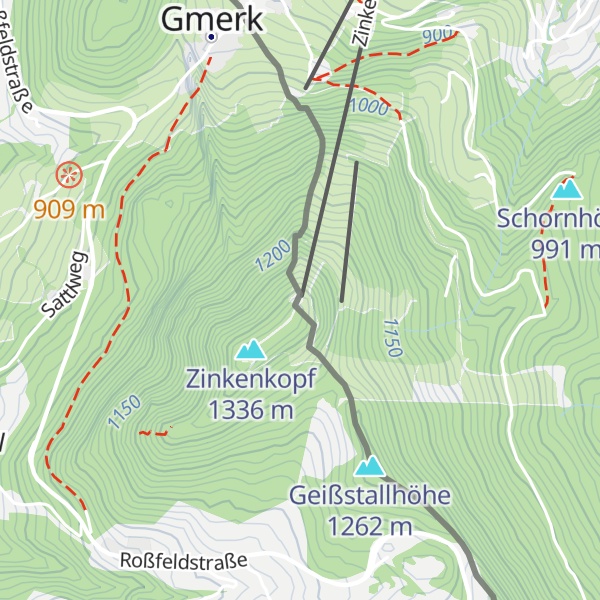 Map of Zinkenstüberl