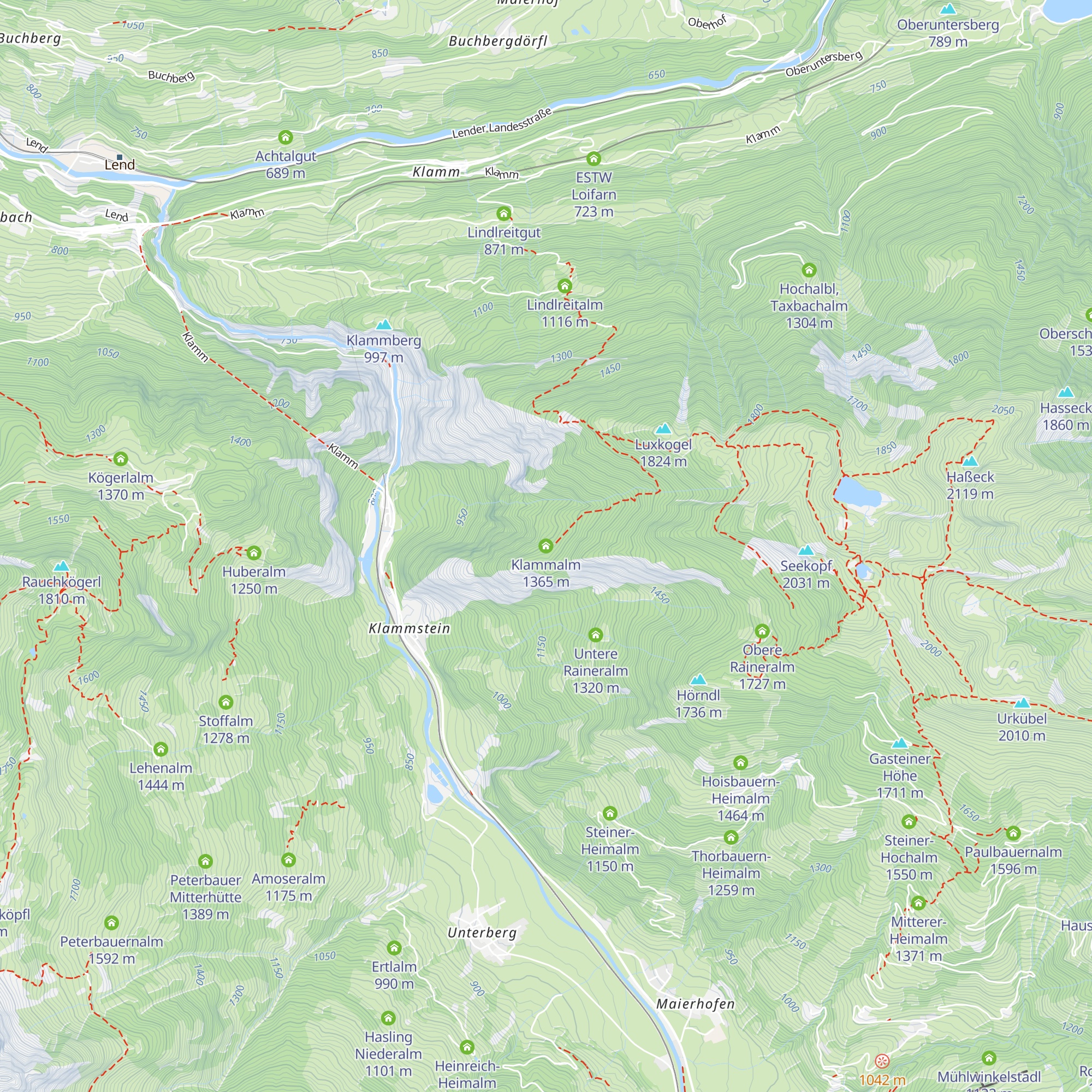 Klammalm map