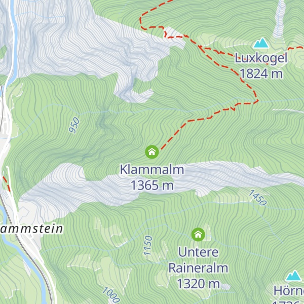 Map of Klammalm