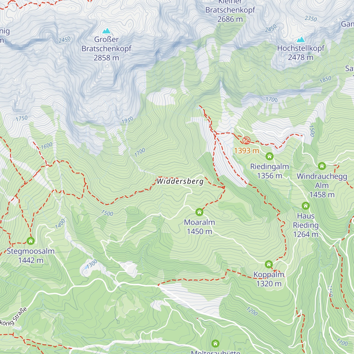 Brandstatthütte map