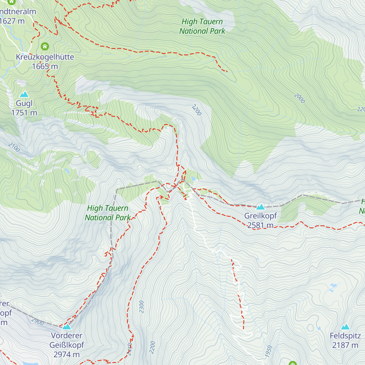 Hagener Hütte map