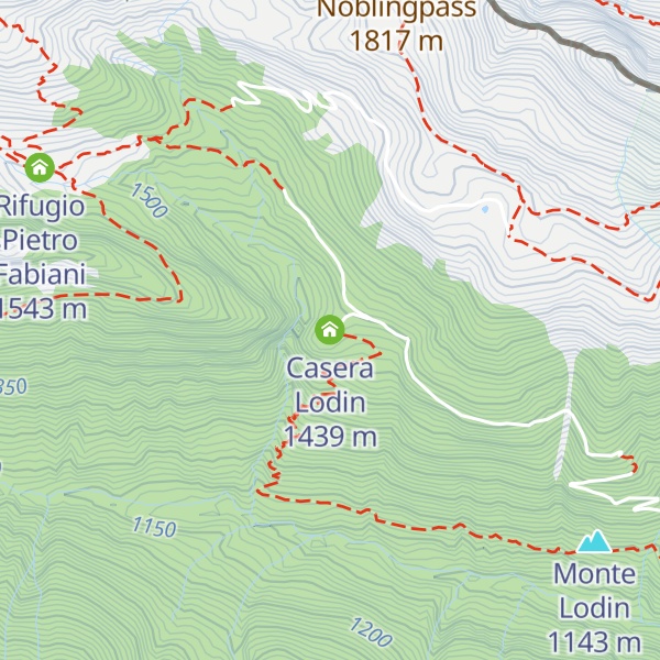 Map of Casera Lodin