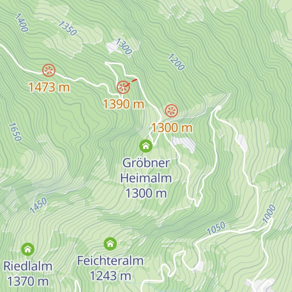 Map of Gröbner Heimalm