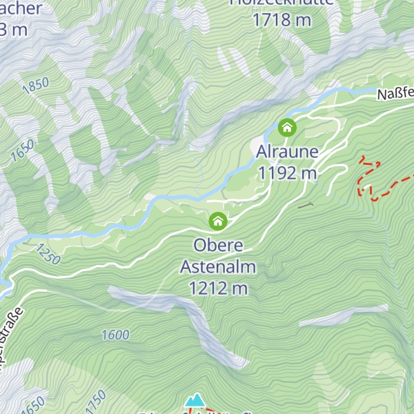 Map of Untere Astenalm