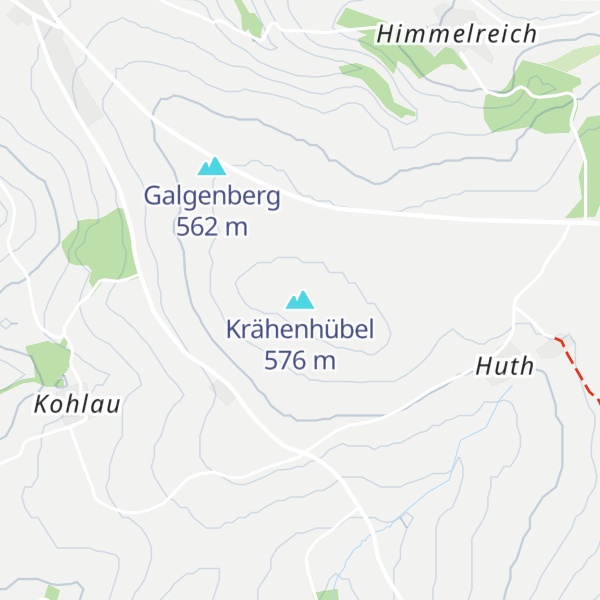 Map of Krähenhübel