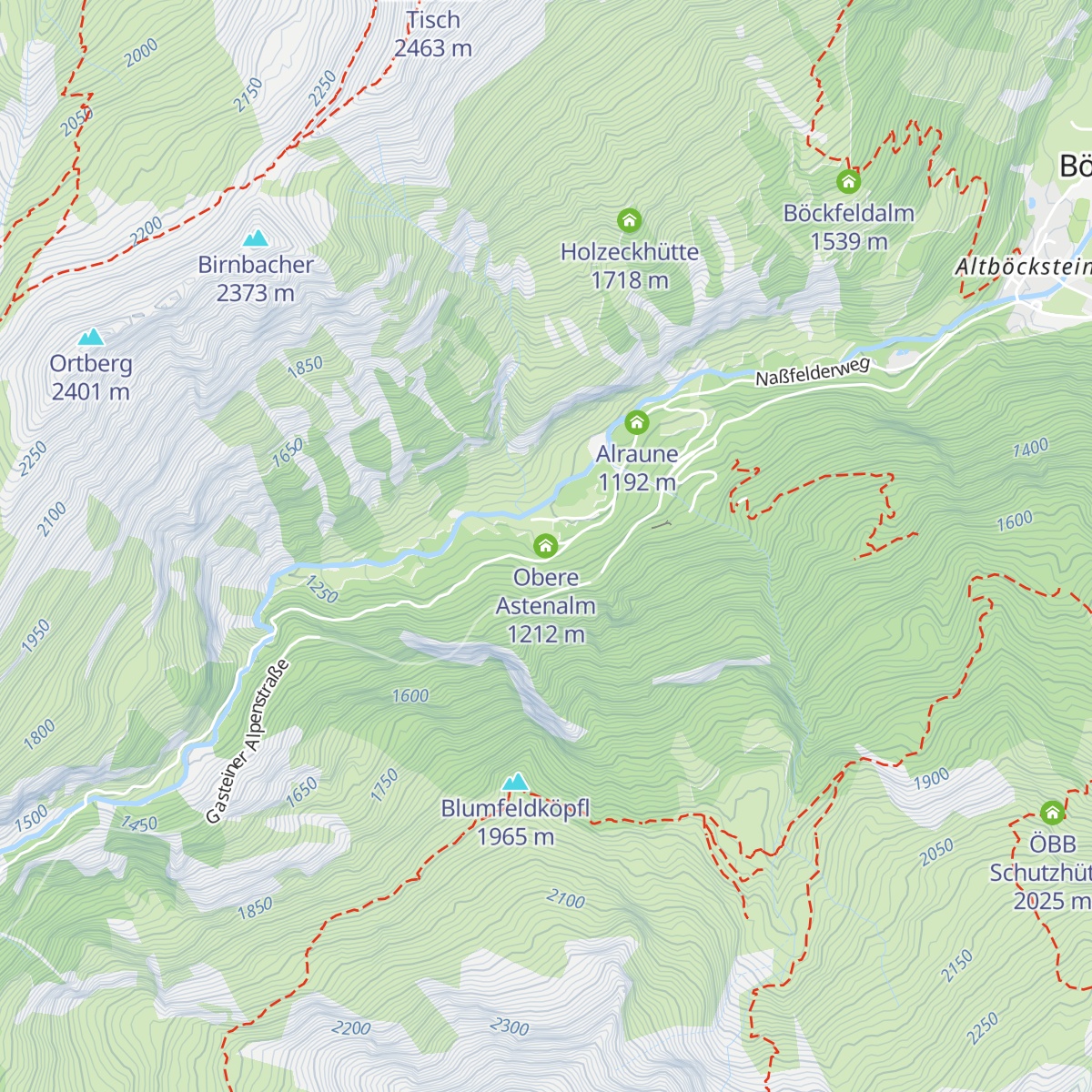 Obere Astenalm map