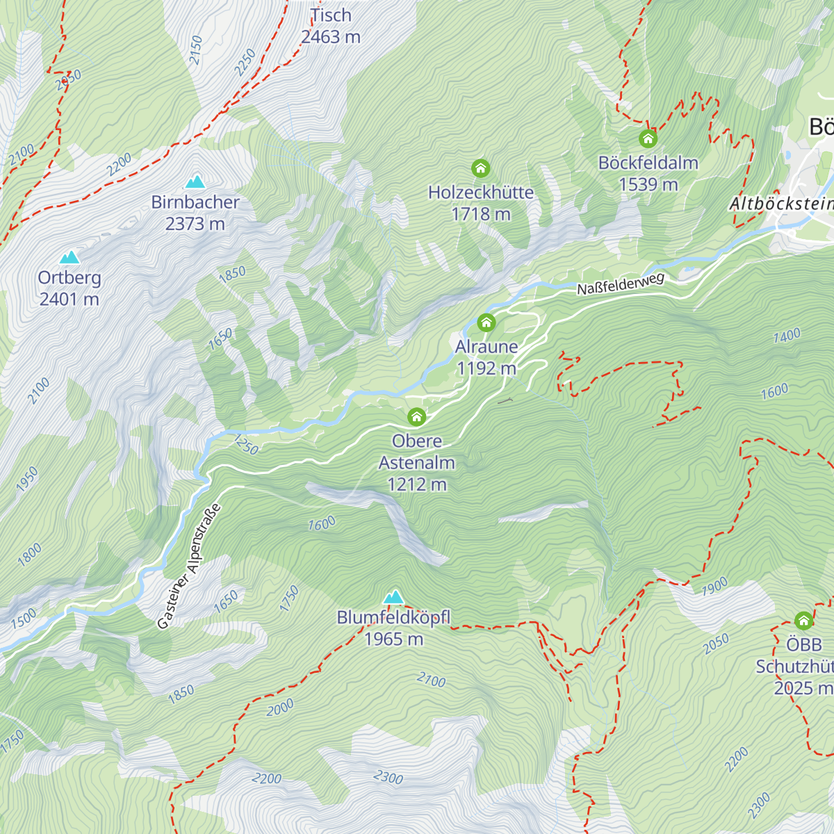 Obere Astenalm map