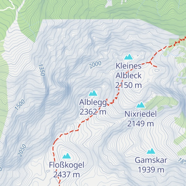 Map of Alblegg