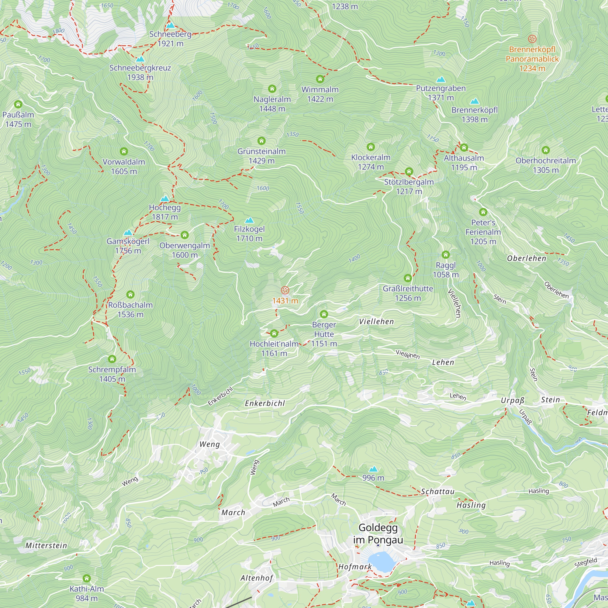 Distelkopfalm map
