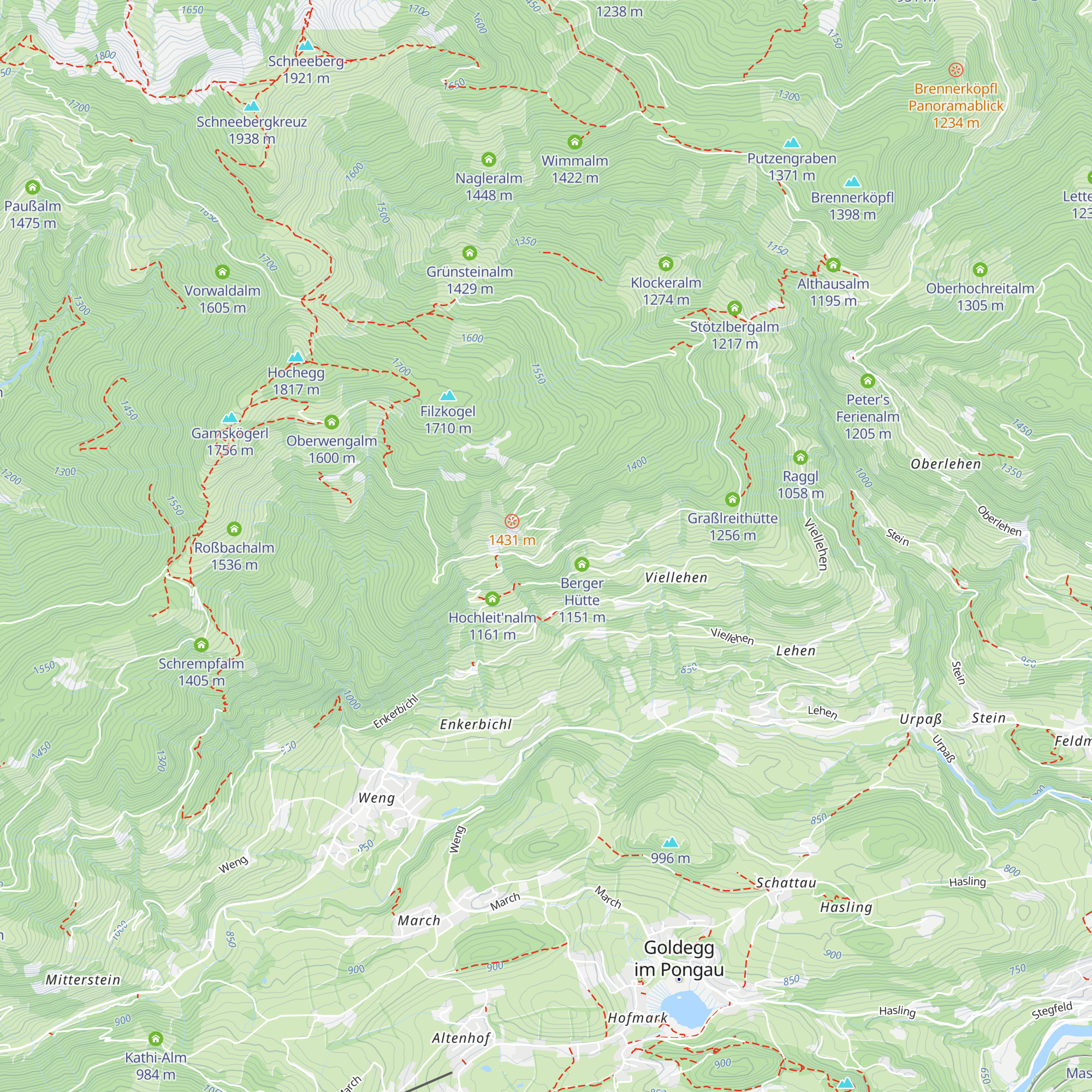 Distelkopfalm map