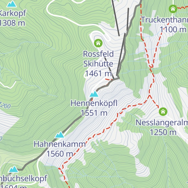 Map of Hennenköpfl