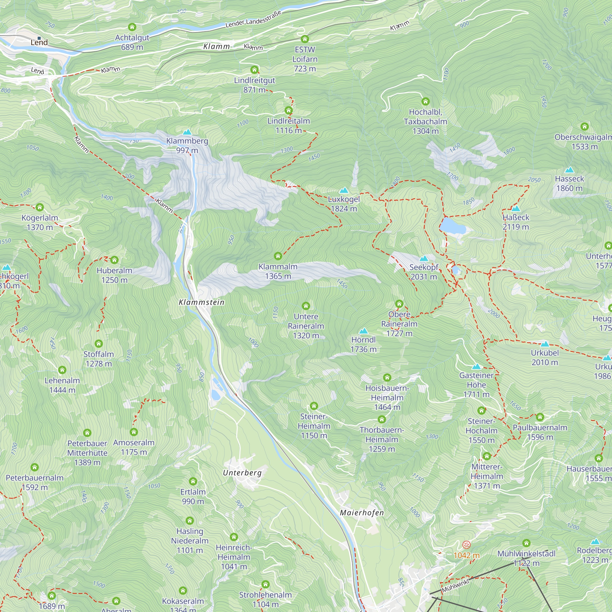 Untere Raineralm map