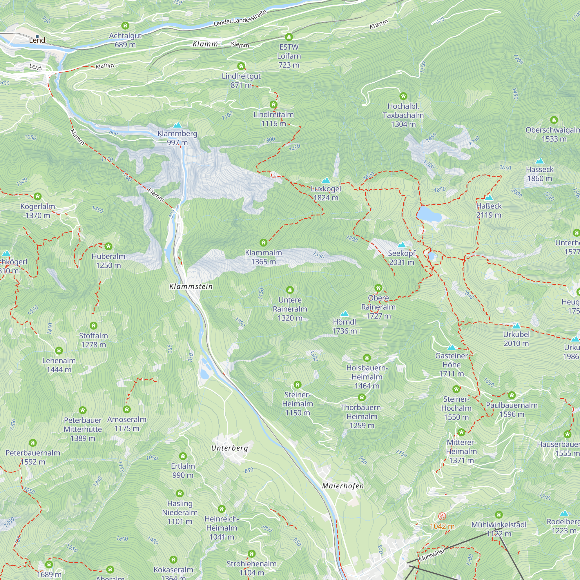 Untere Raineralm map