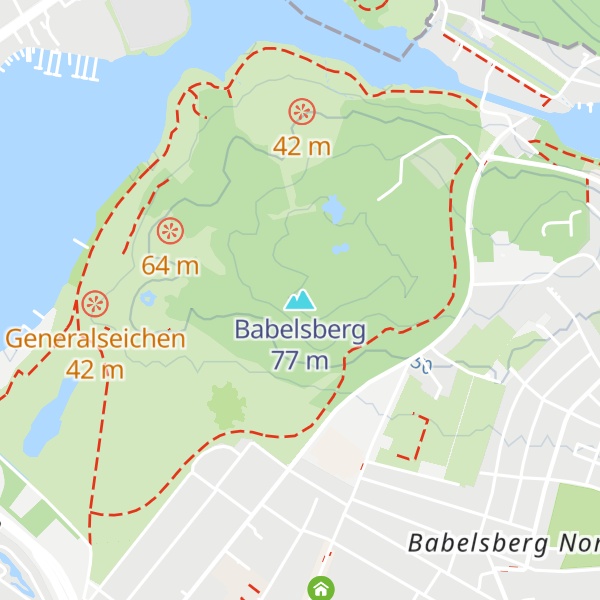 Map of Babelsberg