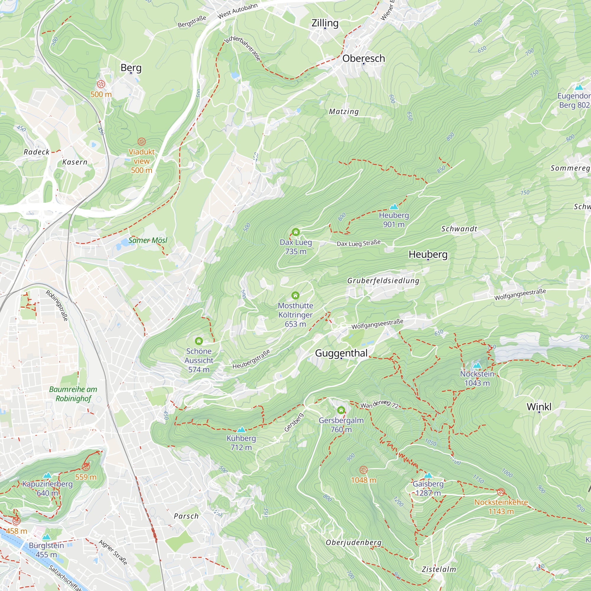 Mosthütte Költringer map