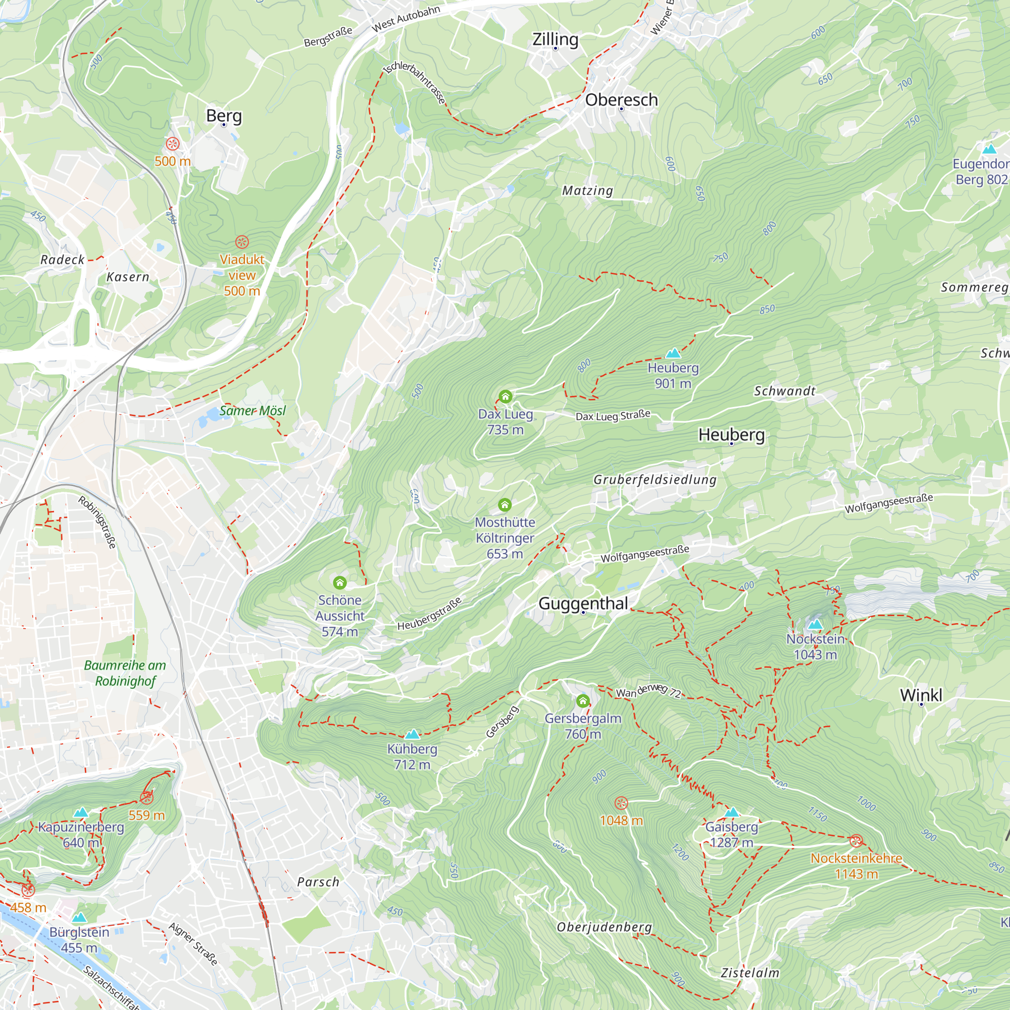 Mosthütte Költringer map