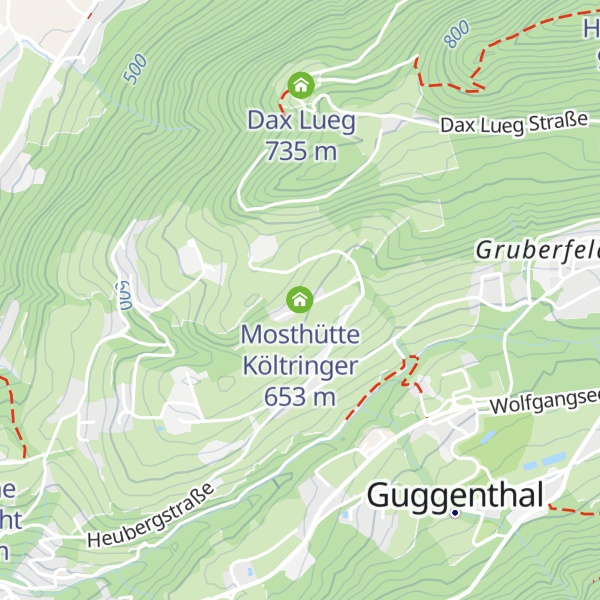 Map of Mosthütte Költringer