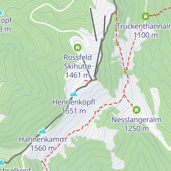 Map of Roßfeld