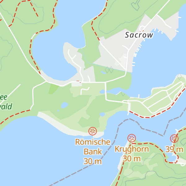 Map of Schloss Sacrow