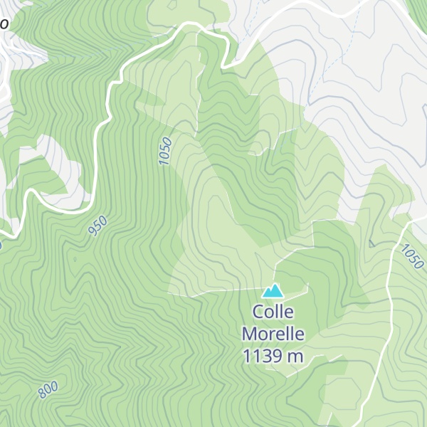 Map of Pizzo della Serra