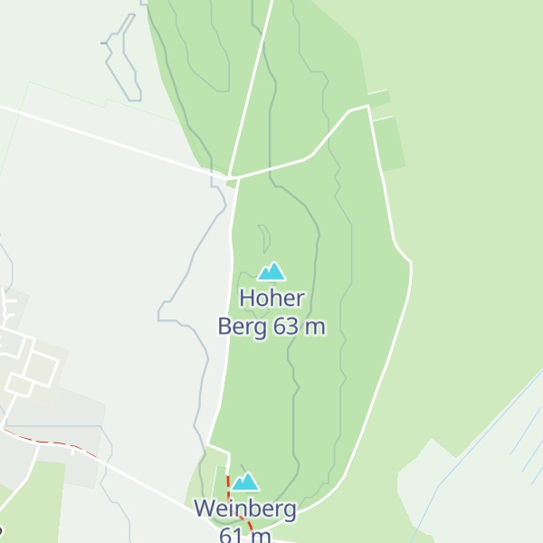 Map of Hoher Berg