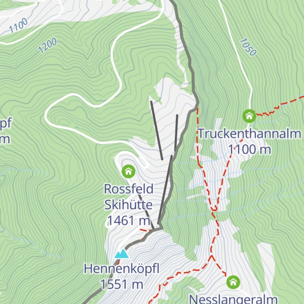 Map of Roßfeldalm