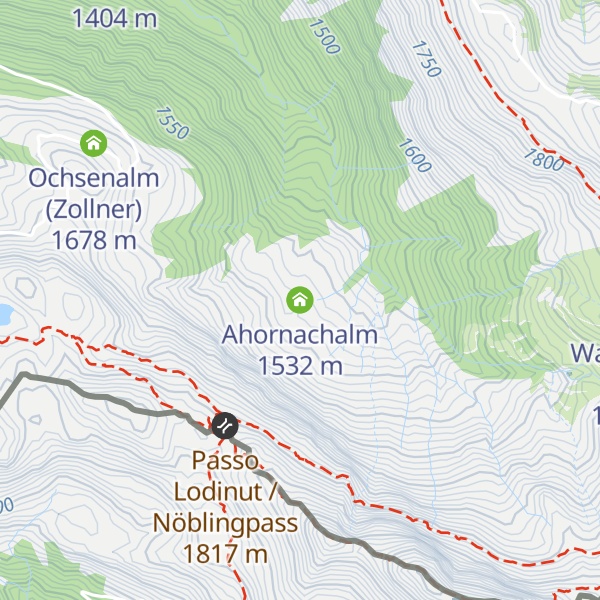Map of Ahornachalm