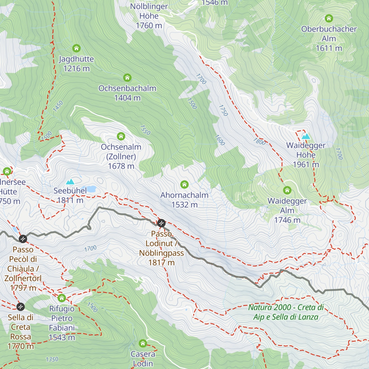 Ahornachalm map