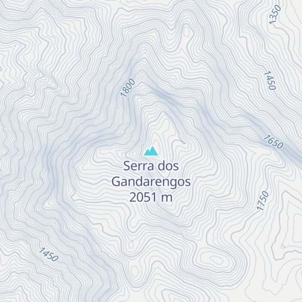 Map of Serra dos Gandarengos