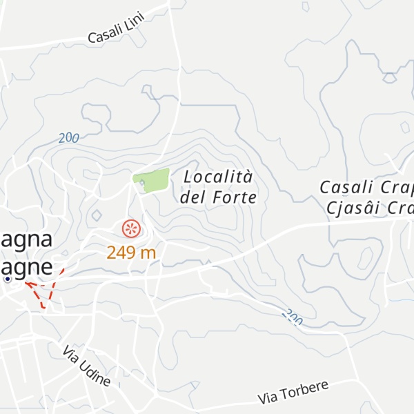 Map of Baita Alpini