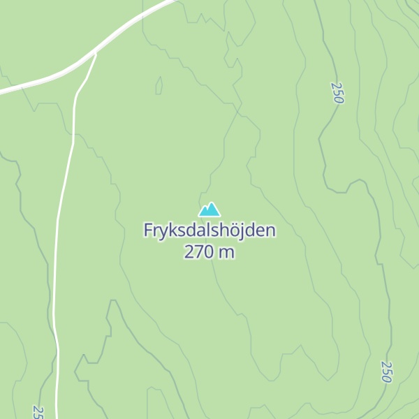 Map of Fryksdalshöjden