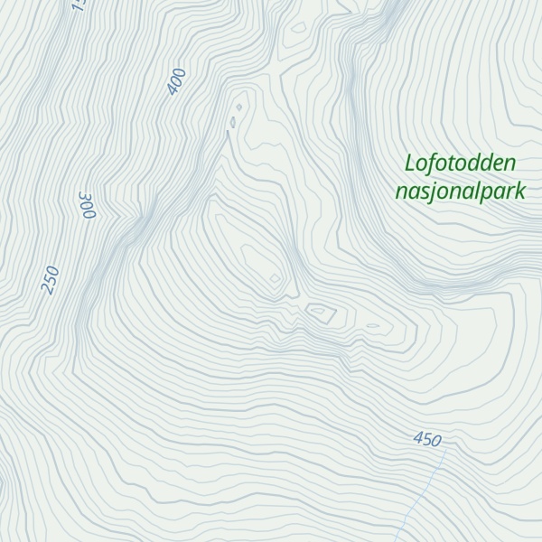 Map of Moltinden
