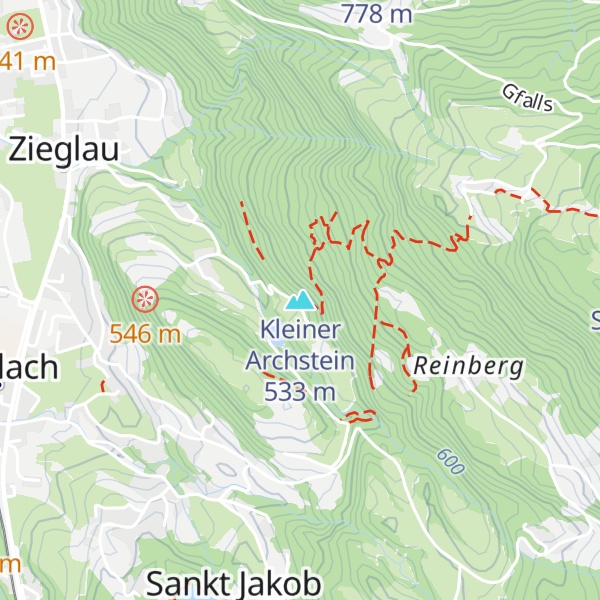 Map of Kleiner Archstein