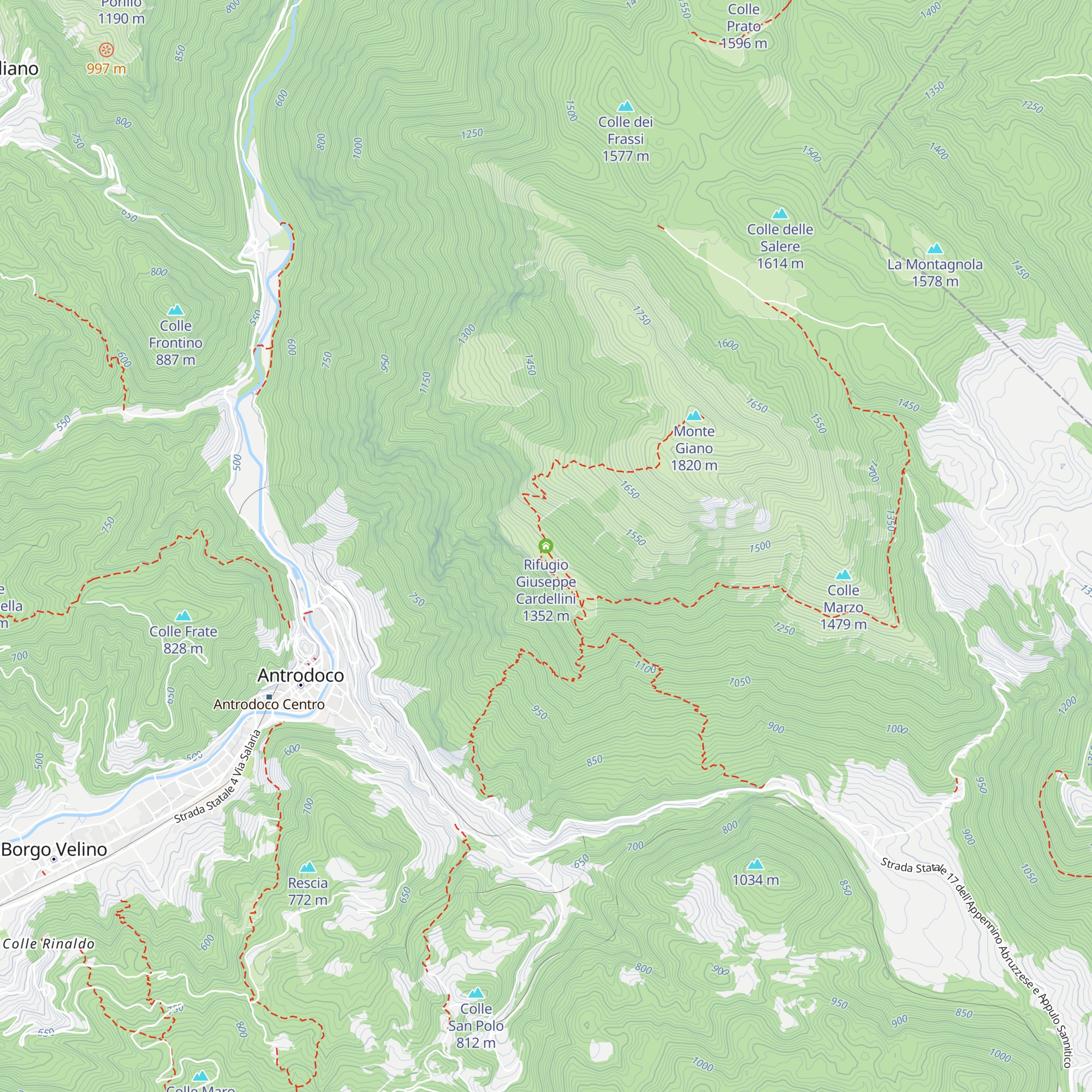 Rifugio Giuseppe Cardellini map