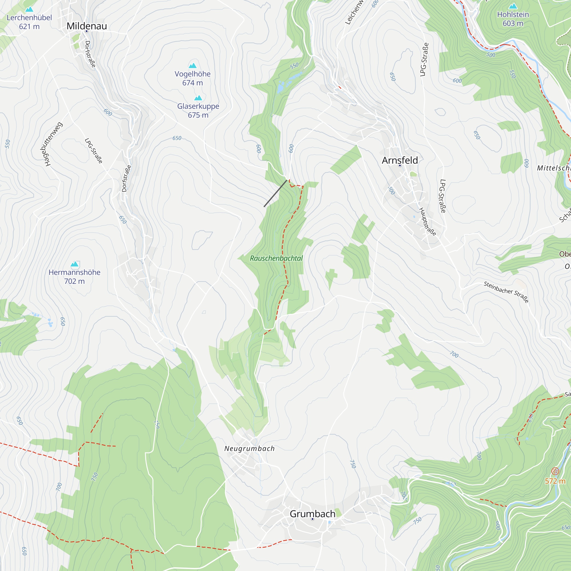 Arnika Hütte map
