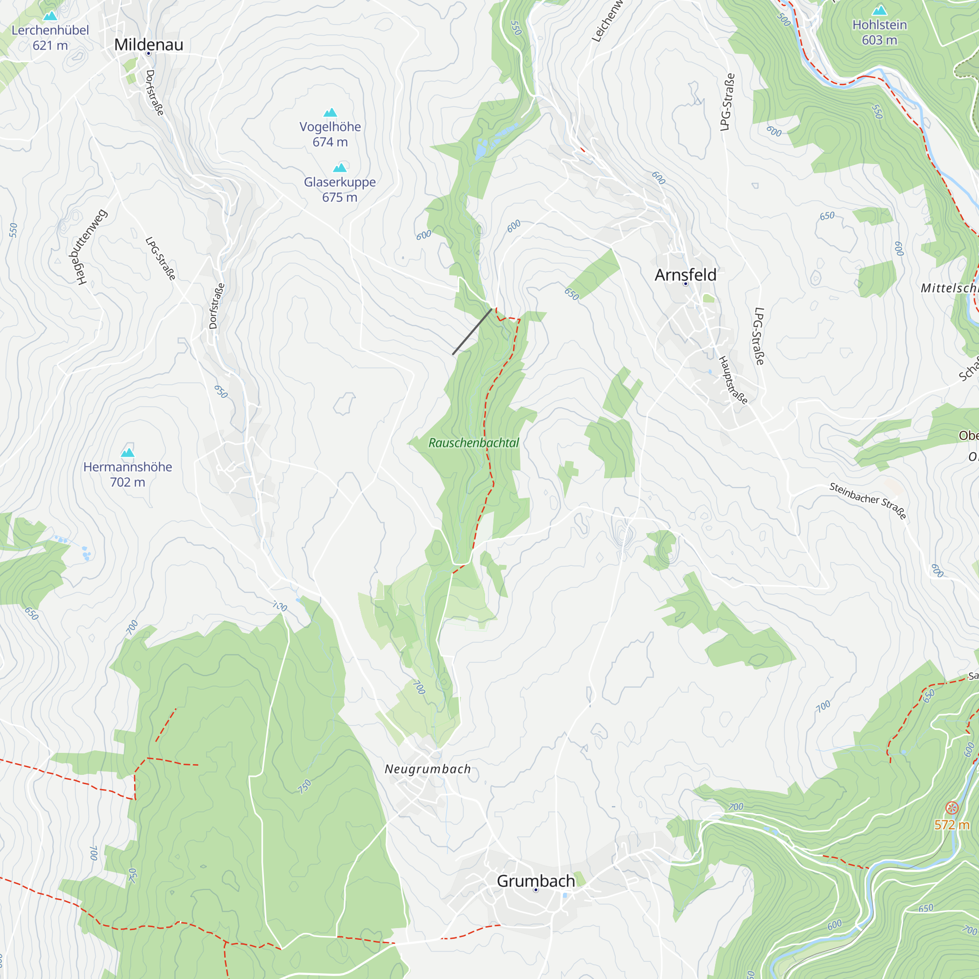 Arnika Hütte map