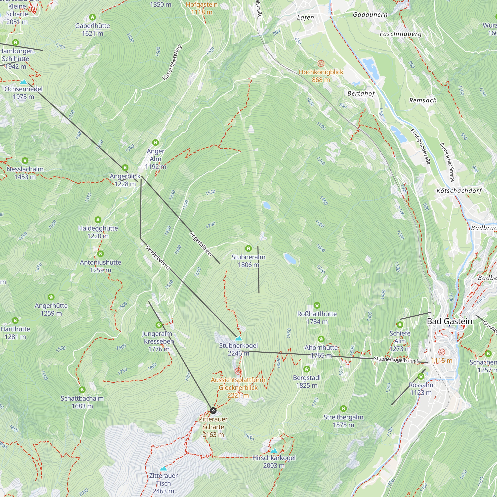 Stubneralm map