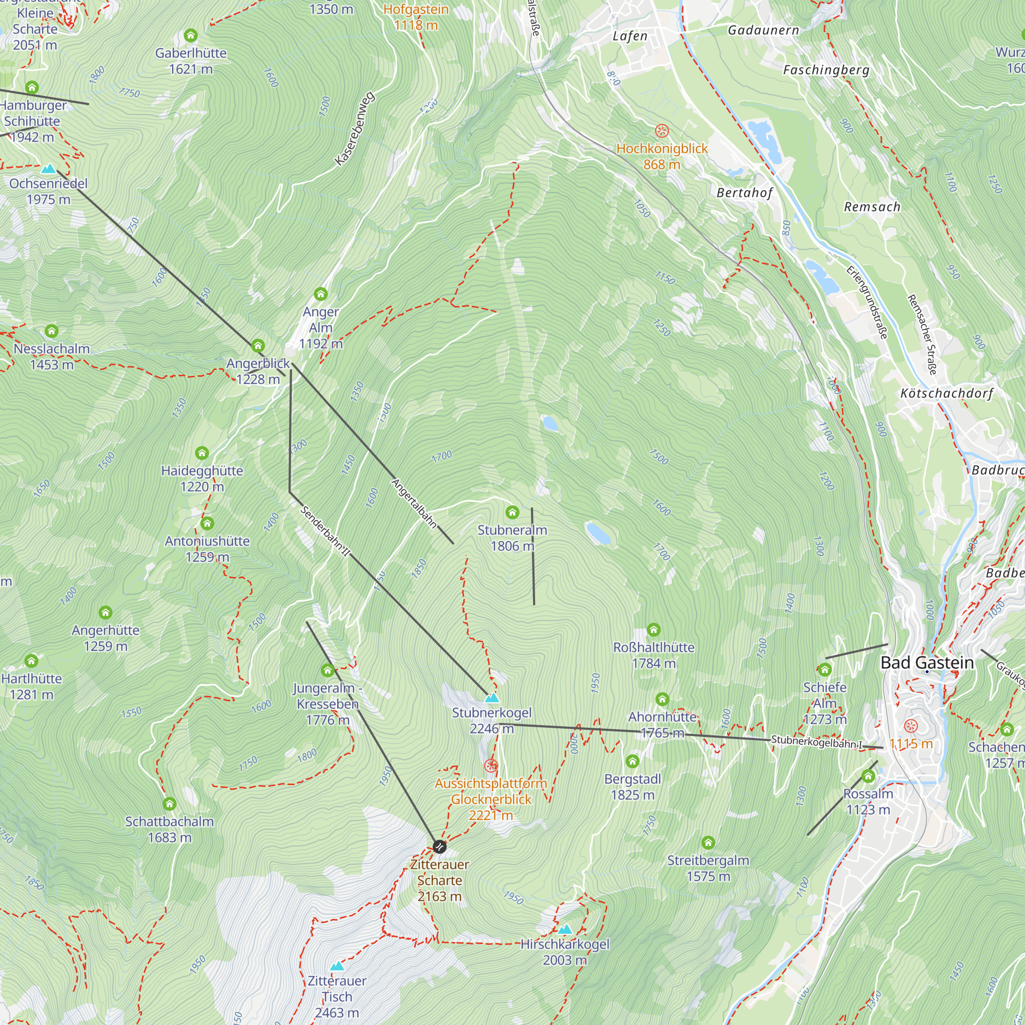 Stubneralm map
