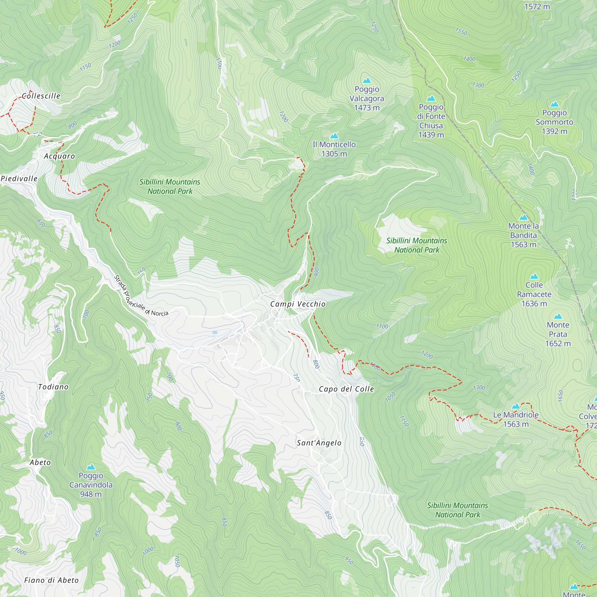 Rifugio di Campi map