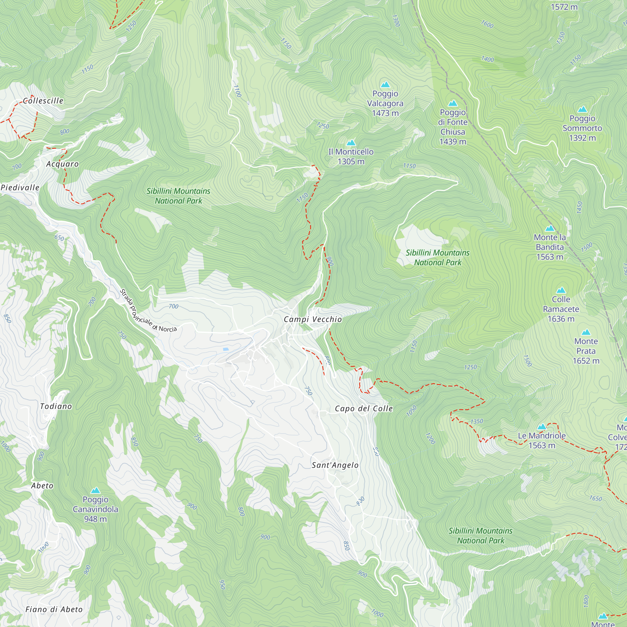 Rifugio di Campi map