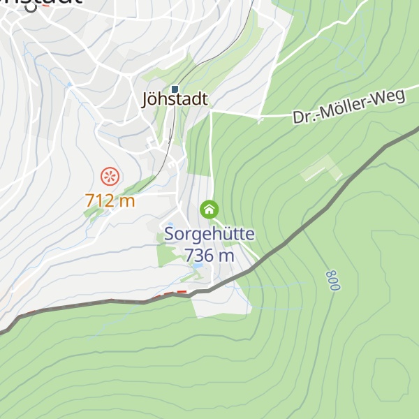 Map of Sorgehütte
